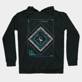 Abstract Calligraphy Hoodie